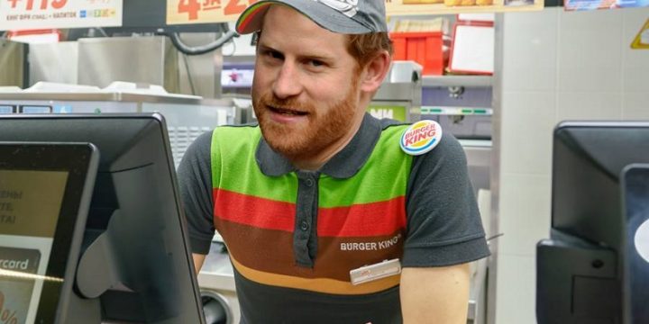Burger King призвал Меган Маркл и принца Гарри примерить другие короны